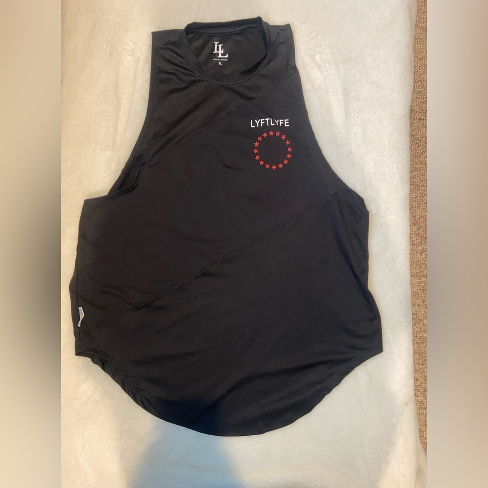 Mens LYFT LYFE Black Tank Top - Picture 3 of 3